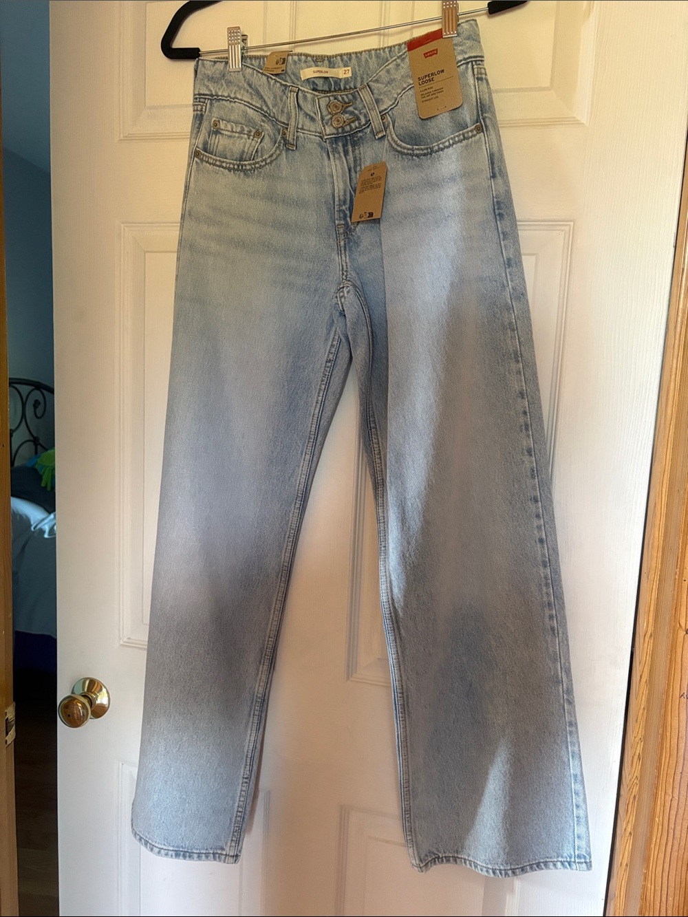 Levi's Women’s Light Blue Relaxed Straight Jeans